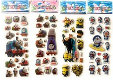 4 Different Sheets, 3D Puffy Stickers, Children Stickers Kids Gift