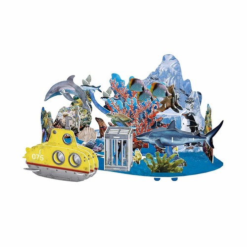 3D Puzzle Kids Undersea Adventure National Geographic Education 63-Piece Jigsaw - Picture 2 of 4