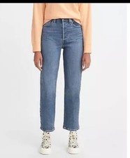 Levi's Women's Ultra-High Rise Ribcage Straight Jeans Straight Size 28x27