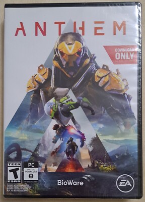 NEW/SEALED ~ANTHEM ~PC DIGITAL DOWNLOAD ~SHOOTER GAME ~2019 ~EA ~STANDARD ED'N