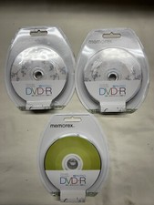 LOT OF 3 Memorex Recordable DVD R 16X 4.7GB 120min discs 10 Pack, 30 Total