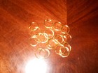 Plastic Craft Gold Rings ~ 18 count — photo 1