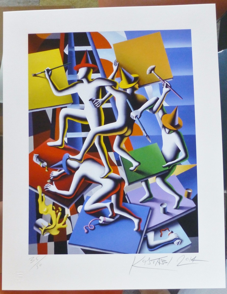 MARK KOSTABI Regardless we need each other 35/50 HAND SIGNED
