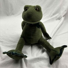 Russ Berrie Pheebs The Frog Green Plush Stuffed Animal Toy