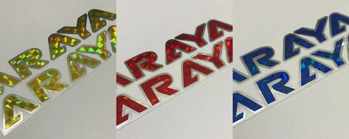Araya Rims Decal 7X 7C Oldschool Bmx 3 pairs Prism Chrome - Picture 1 of 4