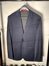 Kenneth Cole Awareness Blazer Slim Stretch Navy Blue Suit Jacket Size Unknown