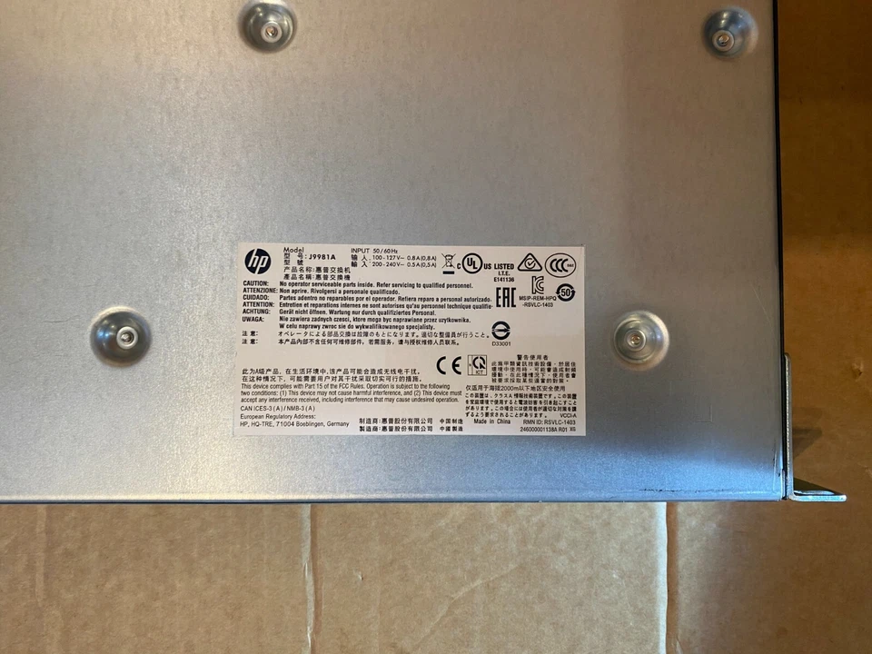 HP 1820-48G-PoE+ Switch with Bracket HP J9984A Switch HP J9984A-60001 (Inc VAT) - Image 3 of 4