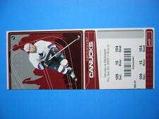 2003/04 VANCOUVER CANUCKS CHICAGO BLACK HAWKS HOCKEY TICKET STUB MATTIAS OHLUND