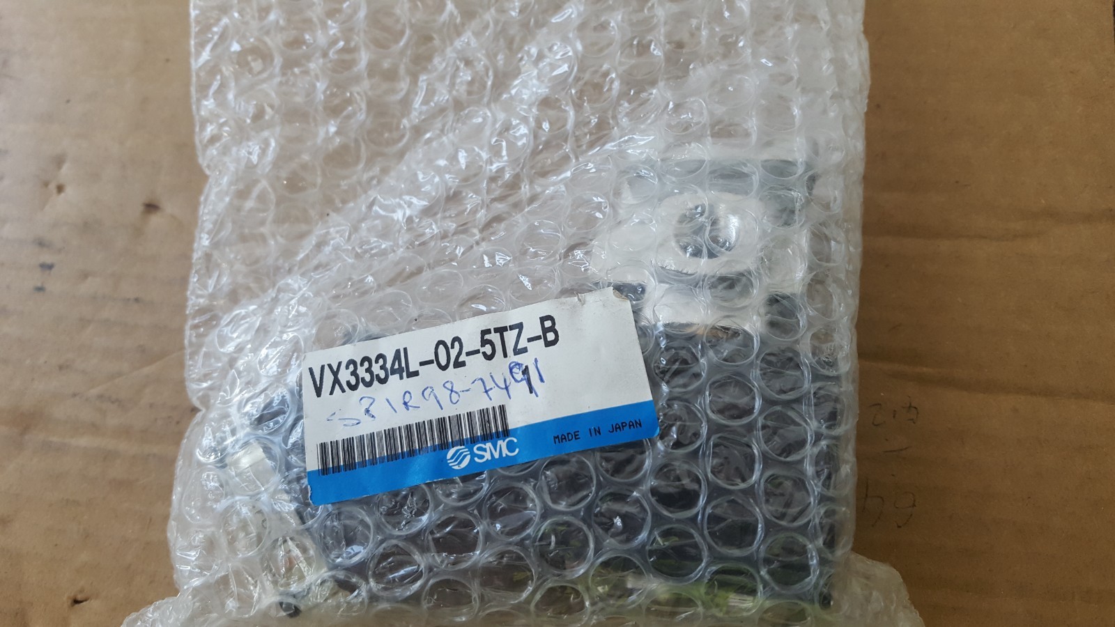 SMC VX3334L-02-5TZ-B SOLENOID VALVE (BR2.2B15)