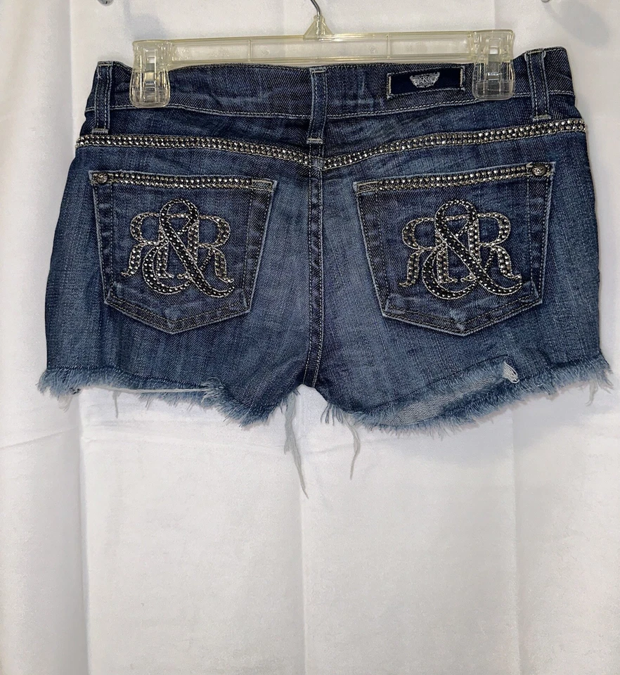 Pantalones Cortos Rock & Republic Denim Corte Para Mujer Talla 28 No36 Foto 2 de 4