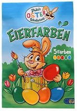 Eierfarben Ostern Normal Gold Silber Marmor - heiß o. kalt - Pulver Tablette