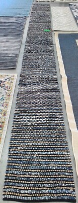 BLUE 2'-3'' x 22'-0'' Broken Thread Rug, Reduced Price 1172774370 CAP365A-222