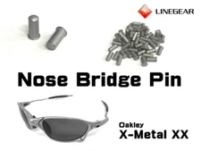 LINEGEAR Nose Bridge Pin, Rivet for Oakley X-Metal XX Matte Silver[NBPIN-PLA-2] 