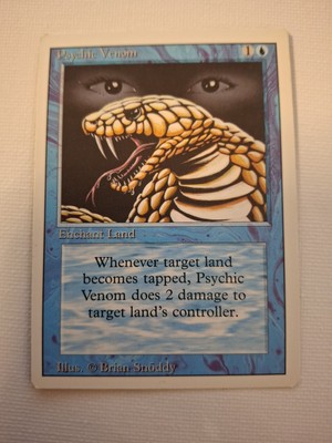 Psychic Venom Magic the Gathering MtG