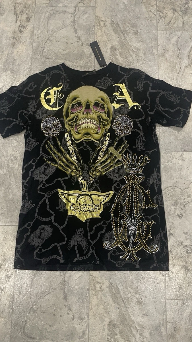 Christian Audigier Black T-Shirts for Men for sale | eBay