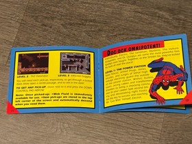 Spider-Man Return of Sinister Six Manual de instrucciones Folleto solo Nintendo Nes