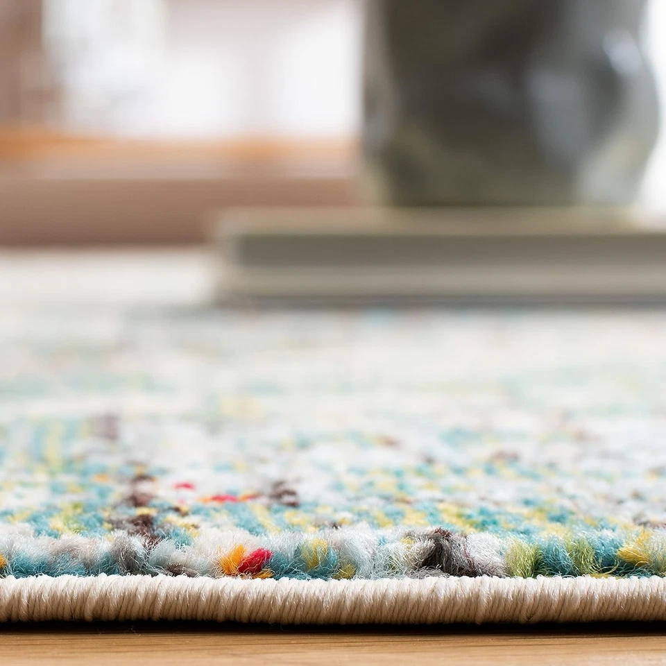 SAFAVIEH Madison Collection Accent 2'2" x 4' (Rectangular), Green/Turquoise - Image 4 of 4