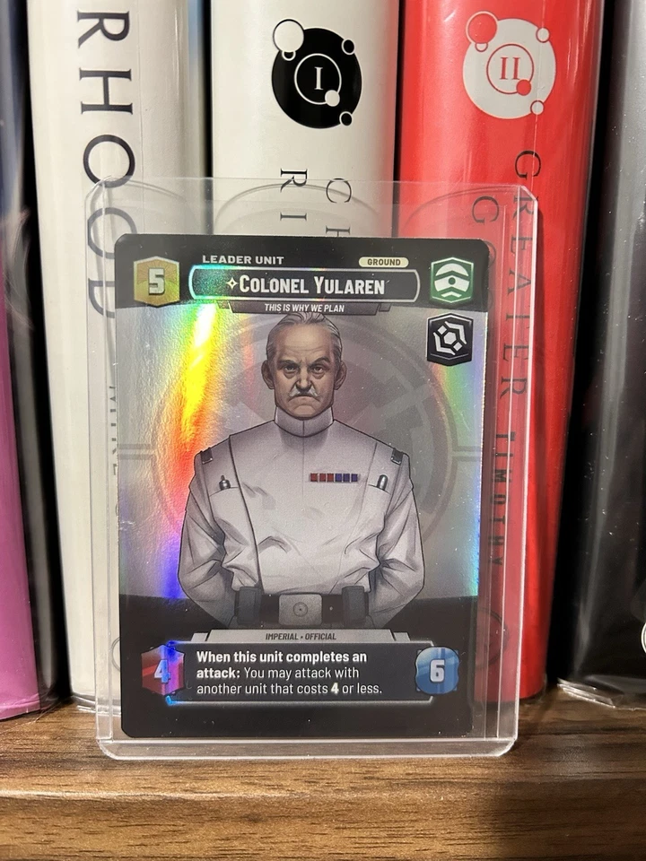 Star Wars Unlimited Colonel Yularen - This is Why We Plan Showcase FOIL - Image 2 of 2