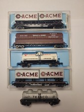 Set Of 5 Atlas N Scale Rolling Stock