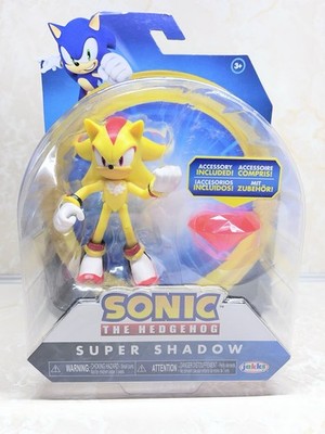 Rare Jakks Pacific Sonic the Hedgehog Super Shadow 4'' Sonic Figure NEW IN BOX