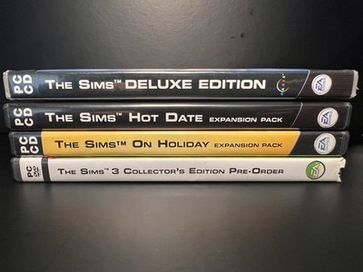 Die Sims PC Bundle Deluxe Ed + Hot Date + On Holiday + Sims 3 Collector s Ed