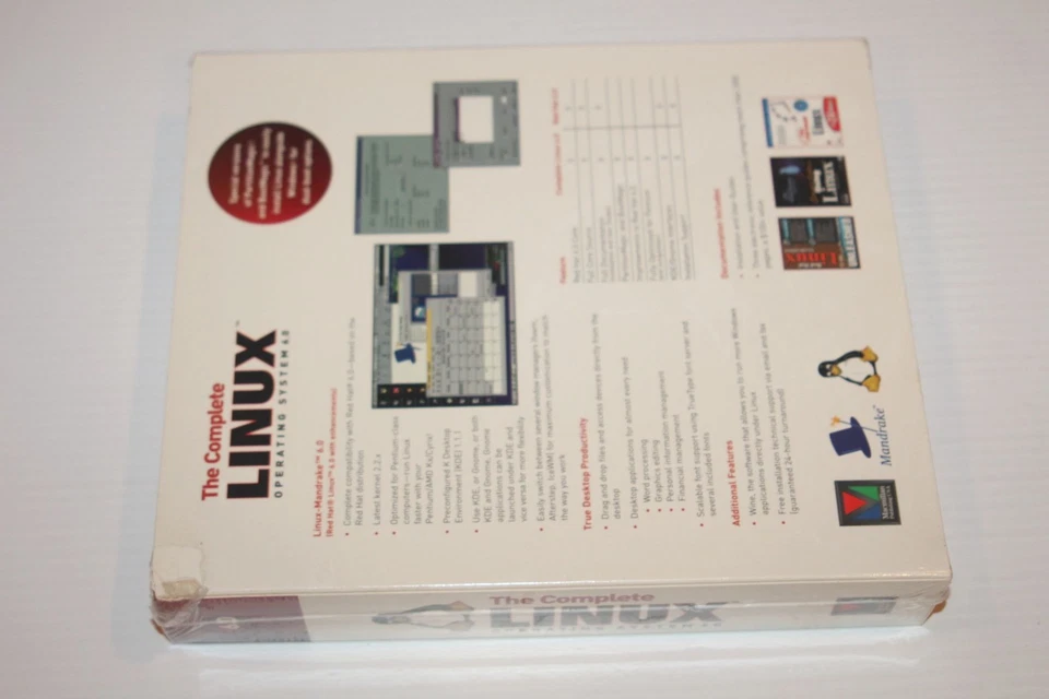 NIB Sealed - Complete Linux Operating System 6.0 Linux Mandrake Red Hat Edition - Image 4 of 4