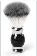 Doladaes Handmade High Quality Black Chrome Handle Shaving Brush
