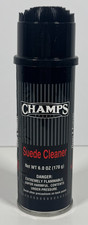 Champs Sports Suede Cleaner 6oz Spray Can with Brush Cap Shoe Care NEW NOS