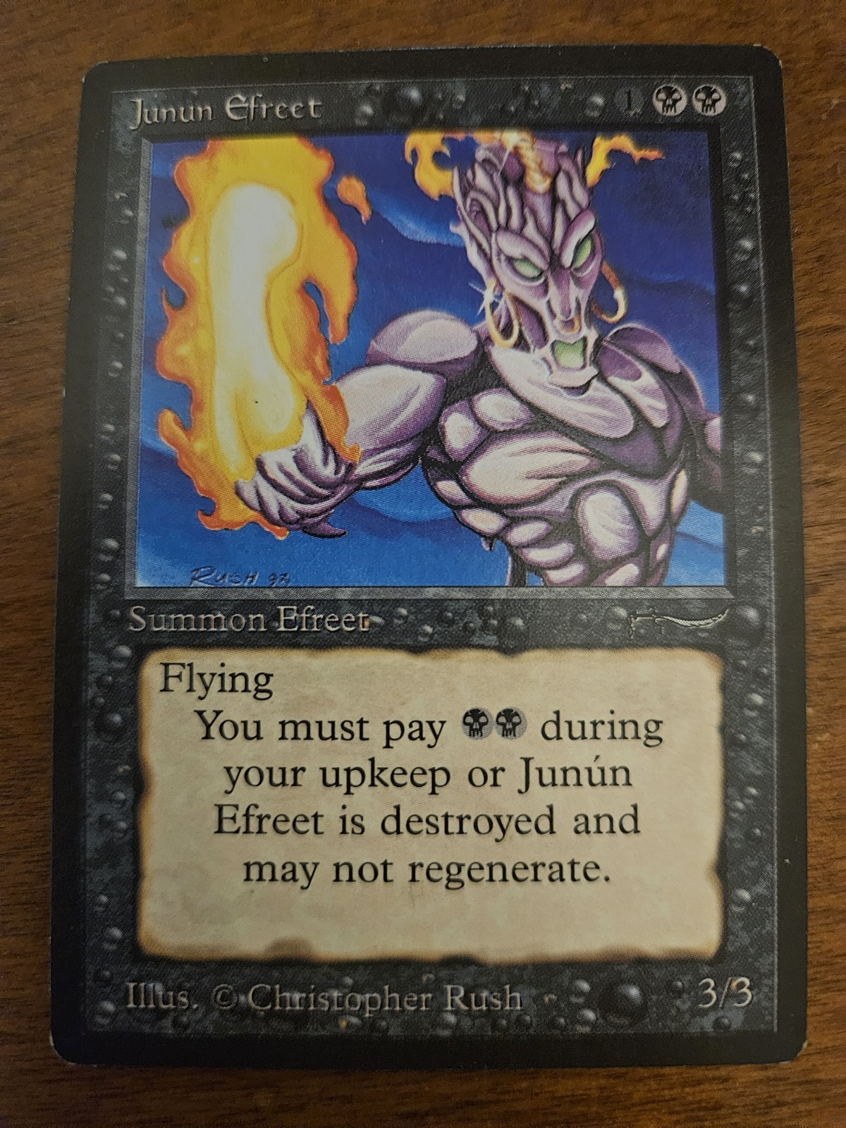 Junun Efreet Arabian Nights Regular Nice Card mtg