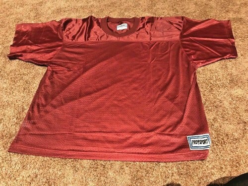 ProSport Dazzle Adult Football Jersey Maroon Size 2XL - Afbeelding 1 van 3