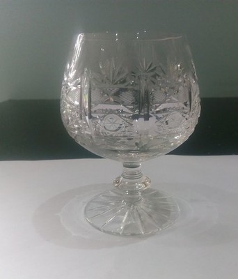 Edles hochwertiges geschliffenes Kristall Schnapsglas (aus Mallorca)