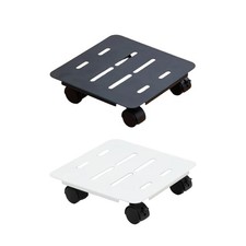 Plant stand on wheels for modern flower pots, rolling planter stand for patio,