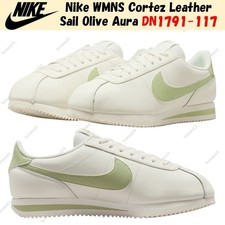Nike WMNS Cortez Leather Sail Olive Aura DN1791-117 Women's Size