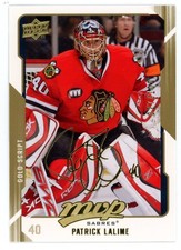 2008-09 UD MVP Gold Script Patrick Lalime 27/100 #41