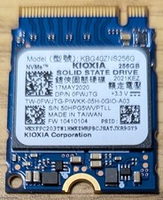 Toshiba/Kioxia KBG40ZNS256G 256GB PCIe NVMe M.2 2230 Solid State Drive SSD