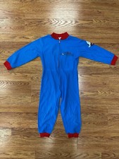 RARE Vintage 1980 s The Real Ghostbusters Kids 6-7 T Sleeper Pajamas HTF