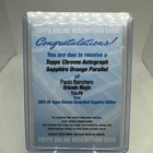 2025-26 Topps Chrome Sapphire Auto Orange Parallel Of Paolo Banchero Redemption