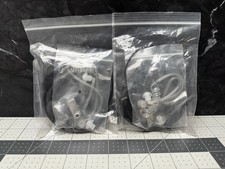 SET OF 2  2Pin Covert Acoustic Tube Walkie Talkie Earpiece Headset with Mic
