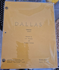 Dallas Script Episode 14 Survival Patrick Duffy Larry Hagman 1978 Second Draft