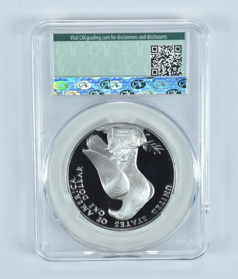 1984-S Olympics Commemorative Silver Dollar PR69 DCAM CAC CACg *5475 - Image 2 of 4