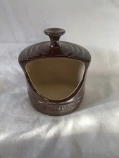 Le Creuset Brown Salt Keeper Pig Cellar HTF