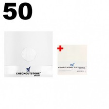 50 Paper Record Polylined 12" Vinyl 33 RPM Inner Sleeves  50 Cardboard Jackets