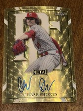 CHASE SHORES 2021 LEAF PERFECT GAME SUPER PRISMATIC AUTO PROOF #1/1 LSU, ANGELS