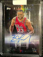 Topps 2025-26 Midnight Dark Marks Eric Gordon Auto DM-EG Philadelphia 76ers