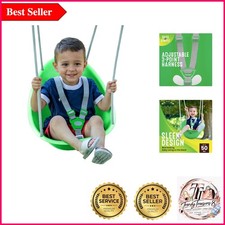 Coconut Toddler Swing: Safe, Stylish, Adjustable for Ages 6-36