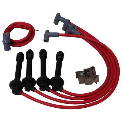 MSD Ignition 35359, Kit Spark Plug Wire Set Super Conductor 8.5 mm for Honda B