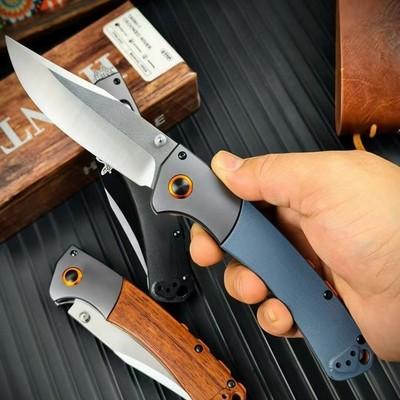 Benchmade CROOKED RIVER 15080-1 CPM-S30V Folding Knife With FREE Shipping blue