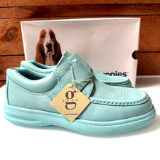 Hush Puppies Shoes Sneakers Mens Sz 10 GIL Sea Foam Leather Cuir Mousse NIB