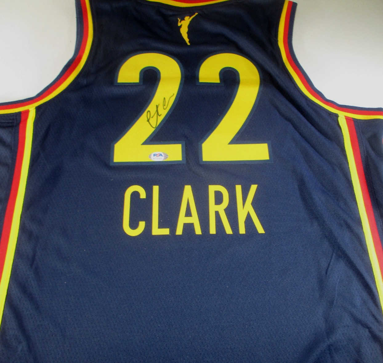 Caitlin Clark / Autographed Indian Fever Pro-Style Victory Edition Jersey / PSA view 2