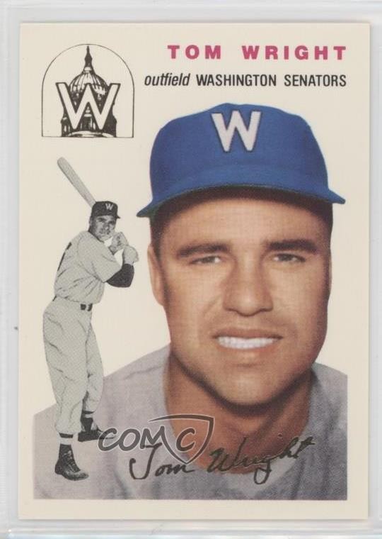 1994 Topps Archives The Ultimate 1954 Set Gold Tom Wright #140 0d2
